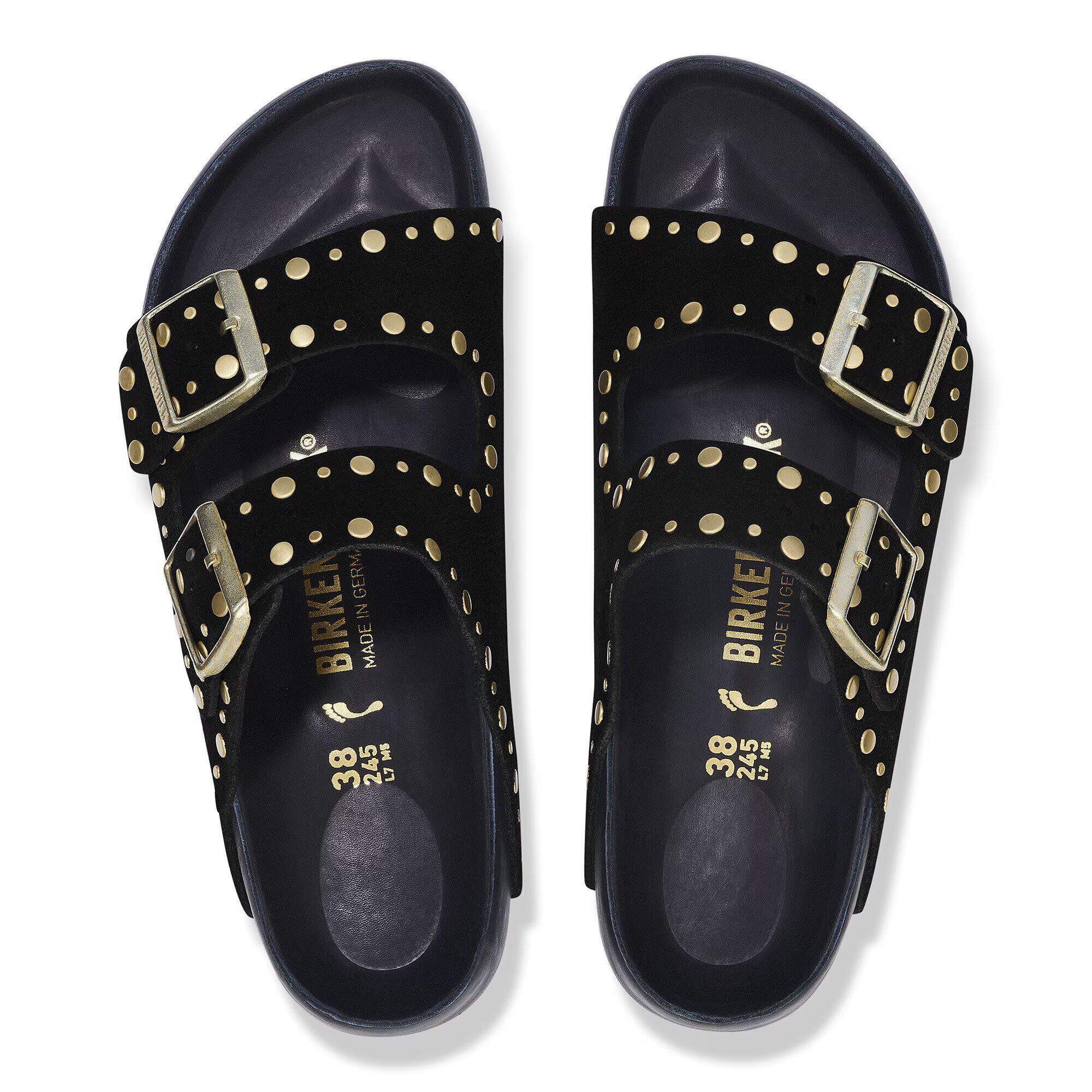 Arizona Rivet Suede Leather