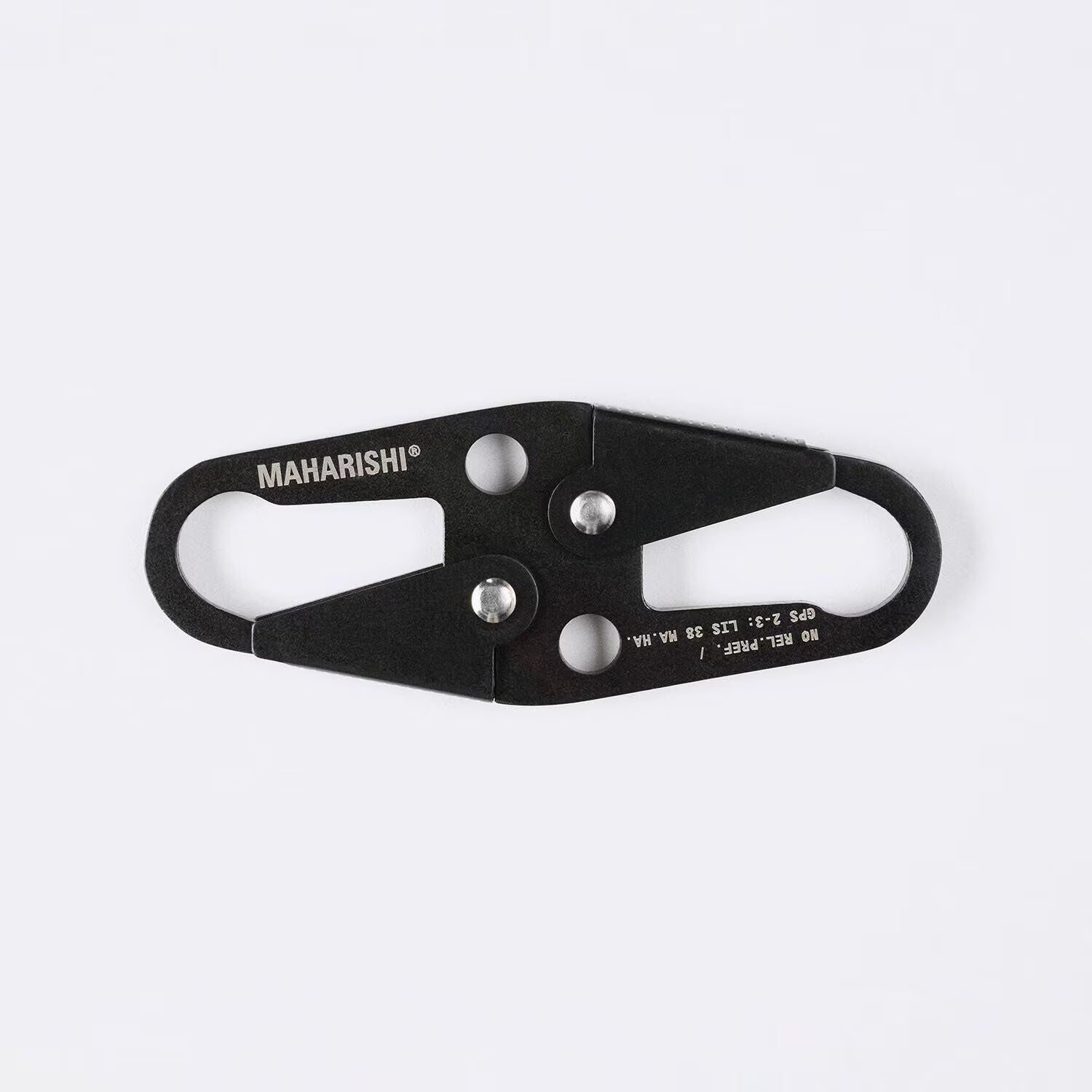 Maharishi Pack Nubuck Leather/Textile Black