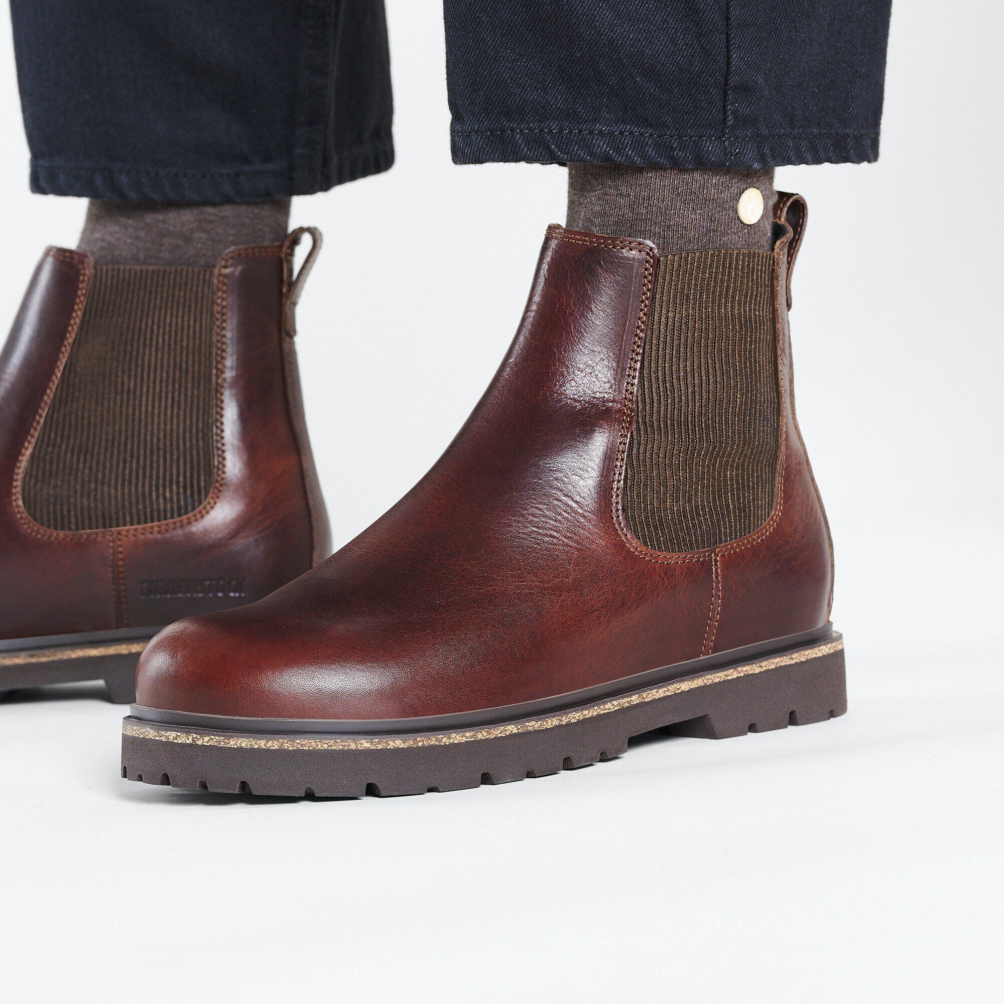 Highwood Slip On Men Natural Leather