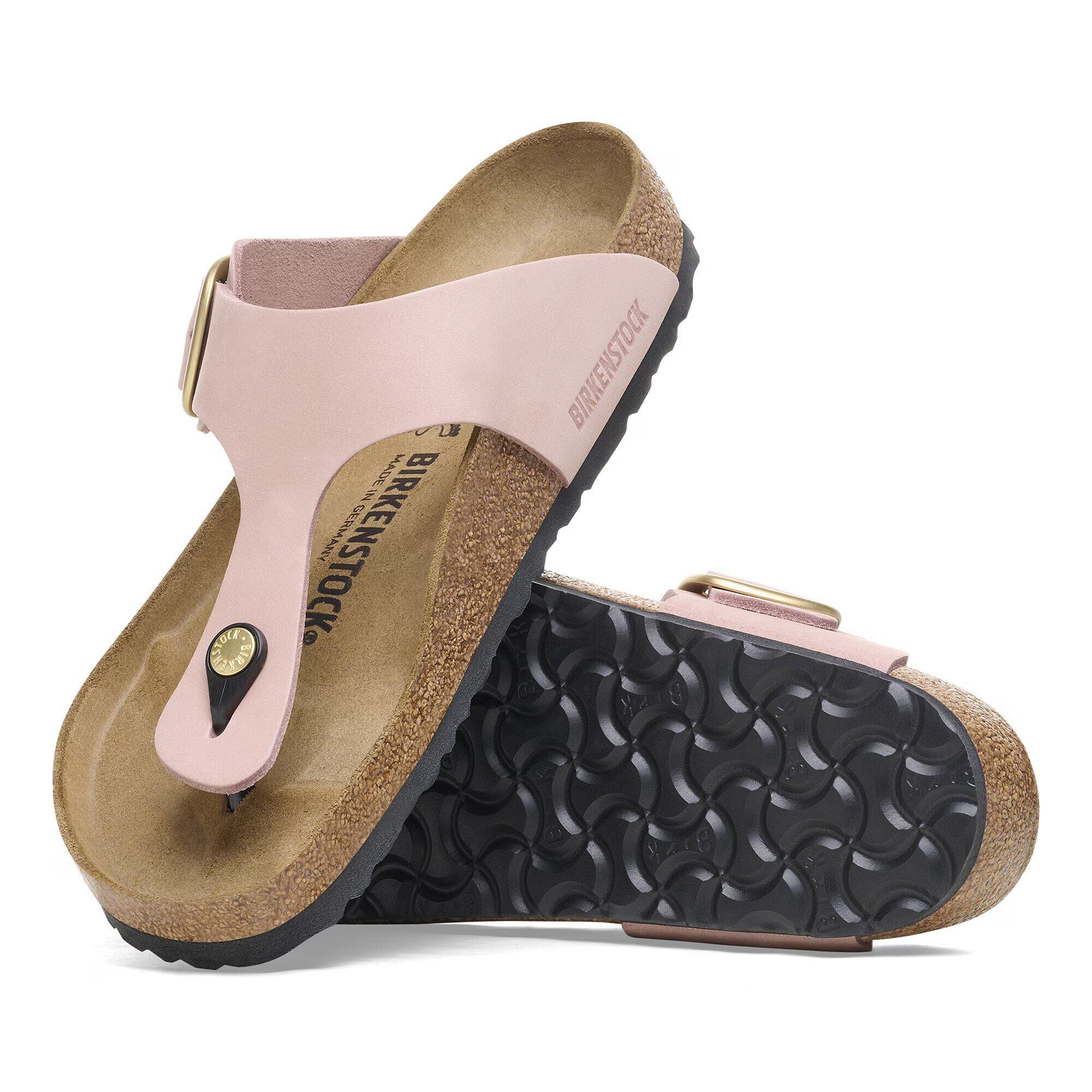 Gizeh Big Buckle Nubuk Leather
