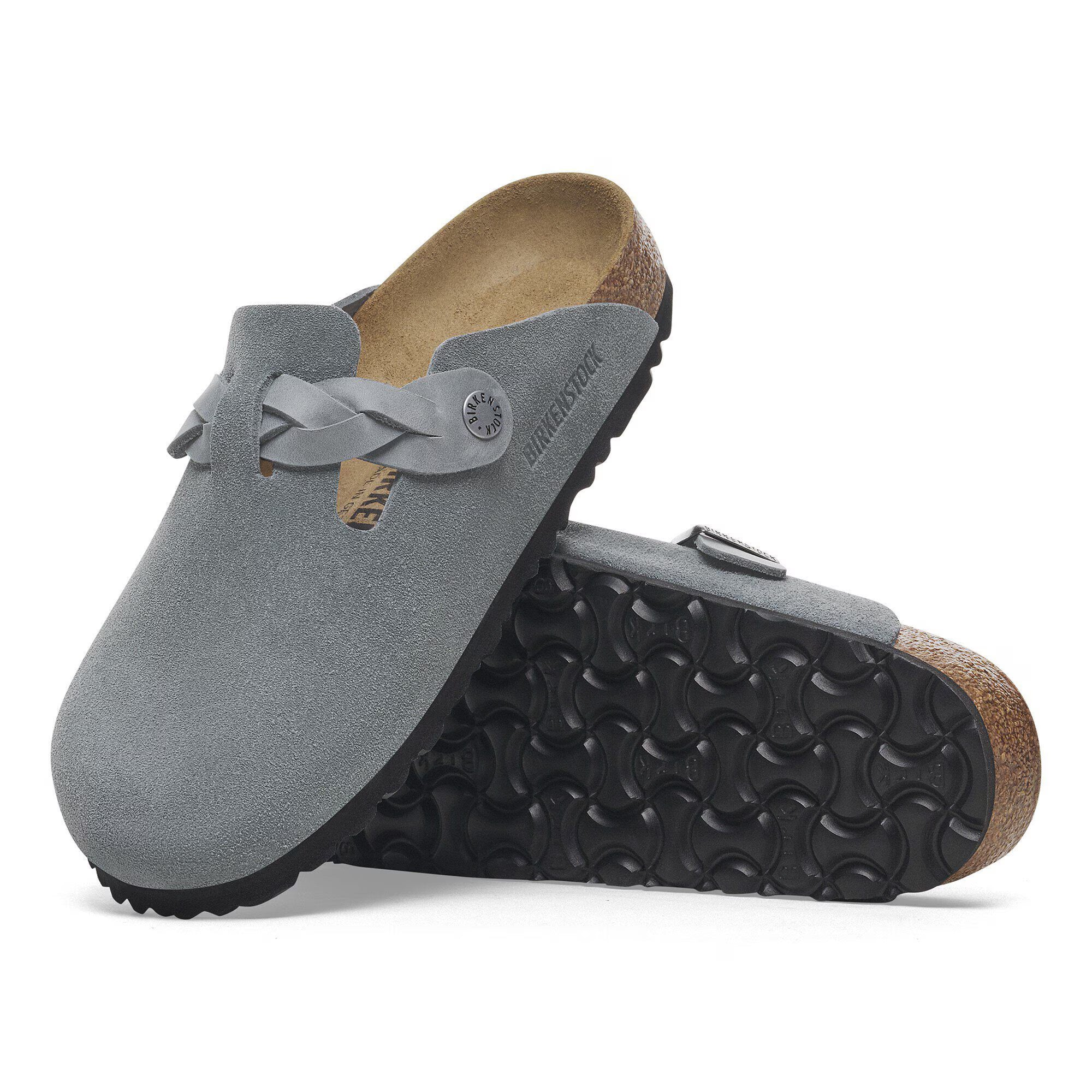 Boston Braided Suede Leather