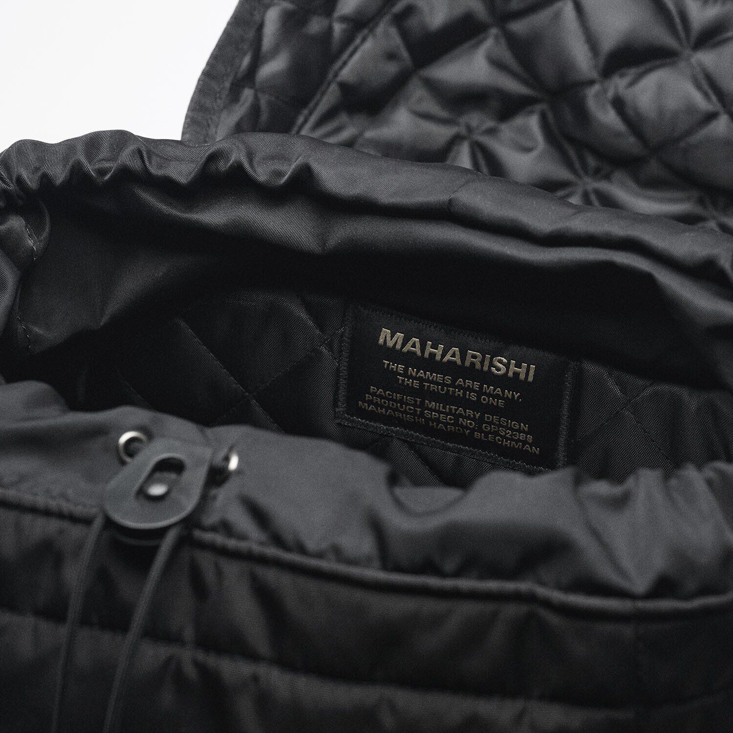 Maharishi Backpack Synthetik Black