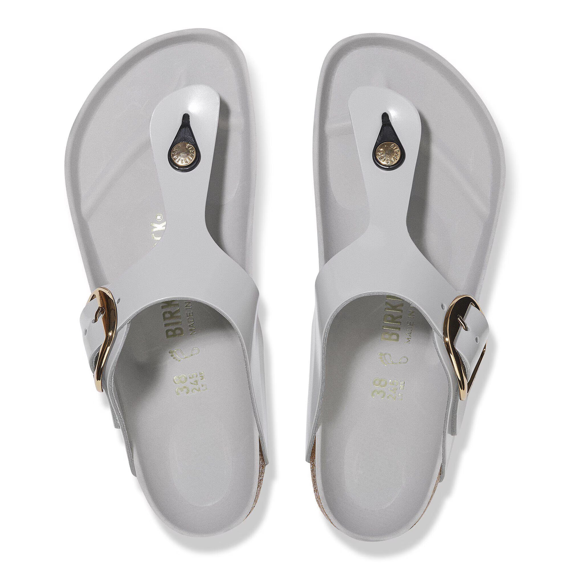 Gizeh Big Buckle Natural Leather Patent
