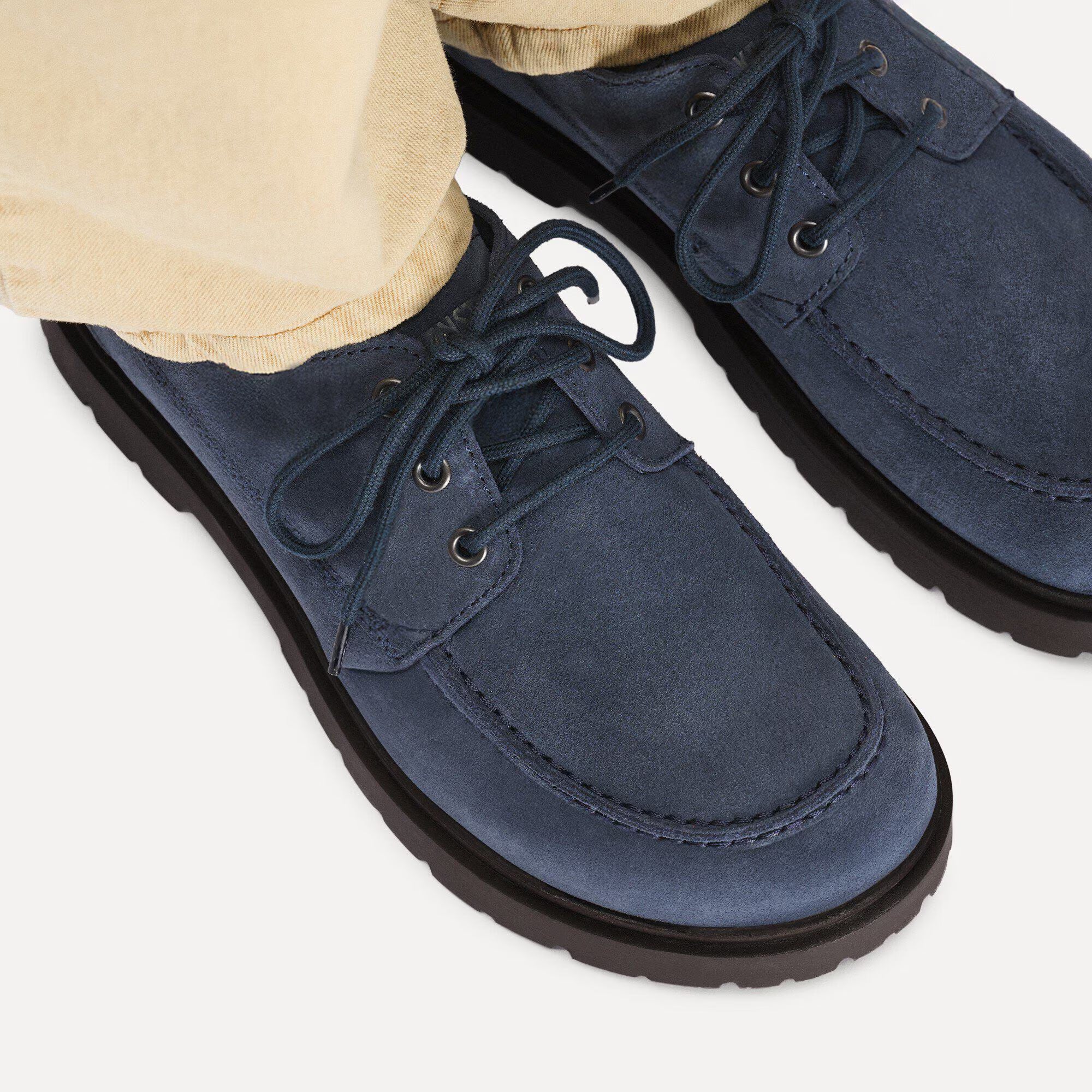 Highwood Moc Lace Low Suede Leather
