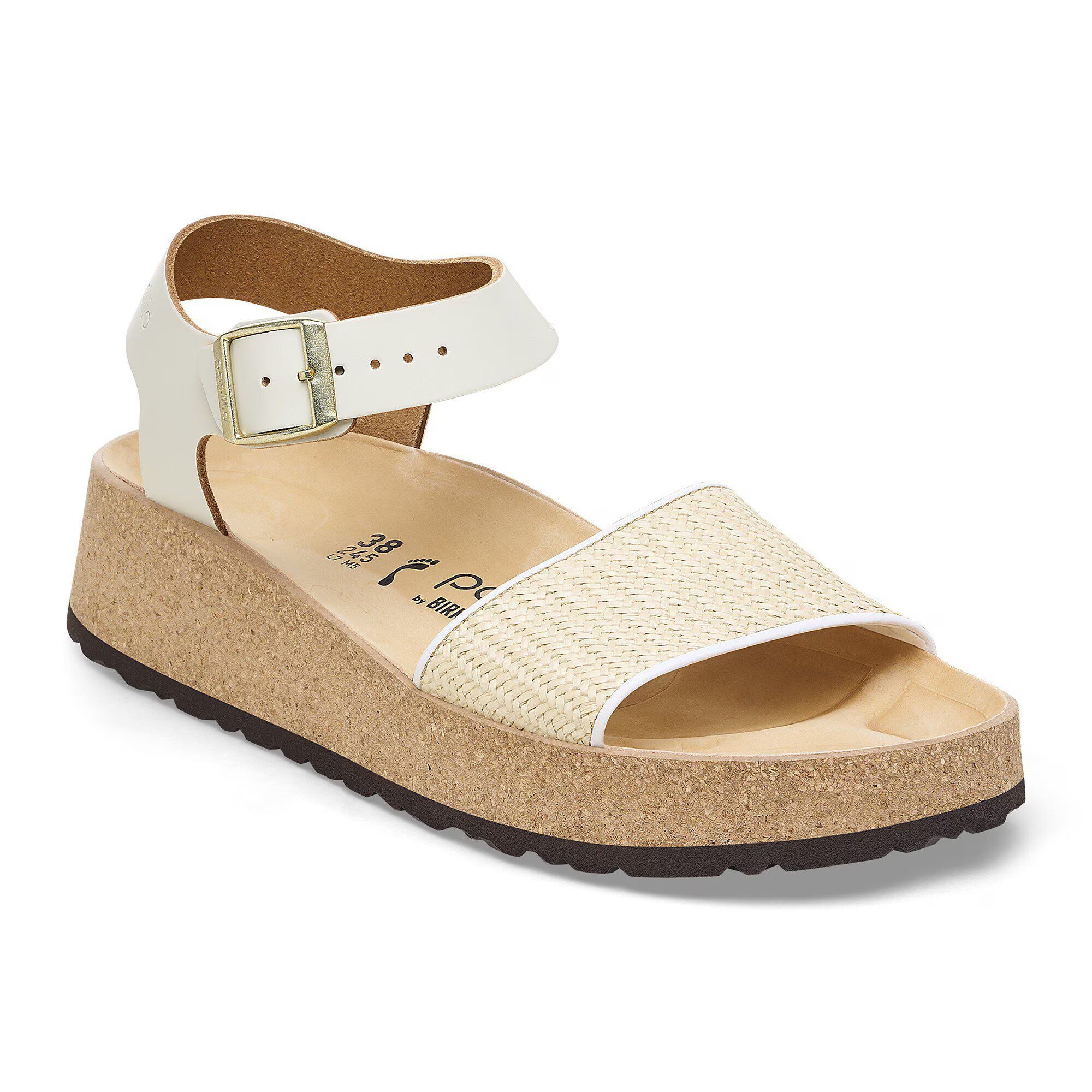 Glenda Raffia Natural Leather/Synthetics