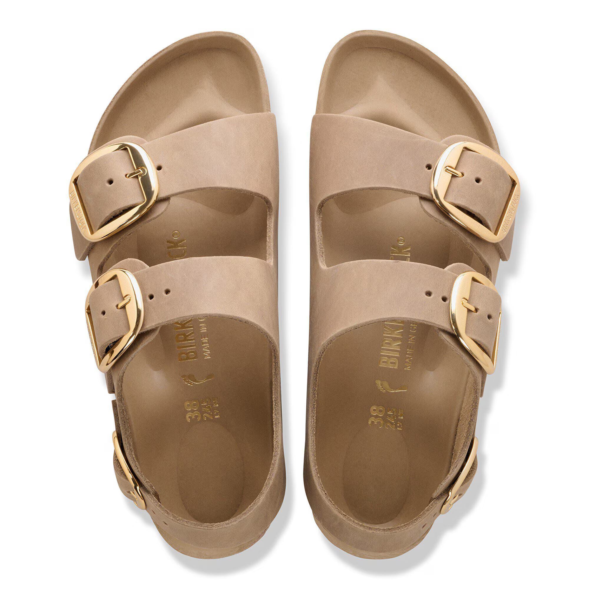 Milano Big Buckle Natural Leather Oiled
