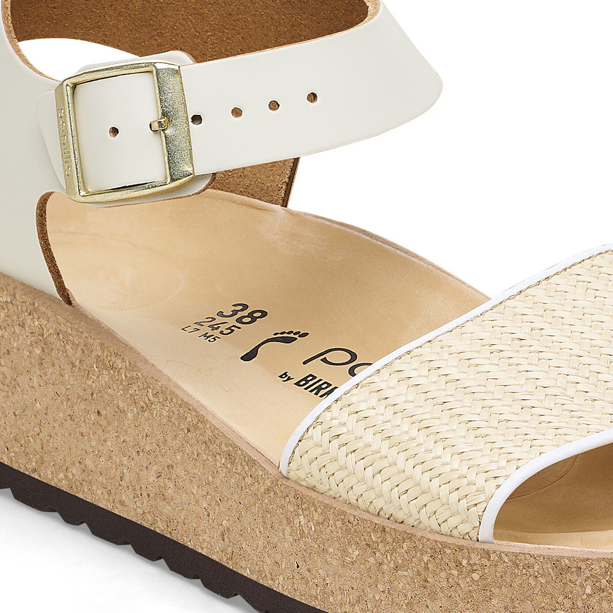 Glenda Raffia Natural Leather/Synthetics