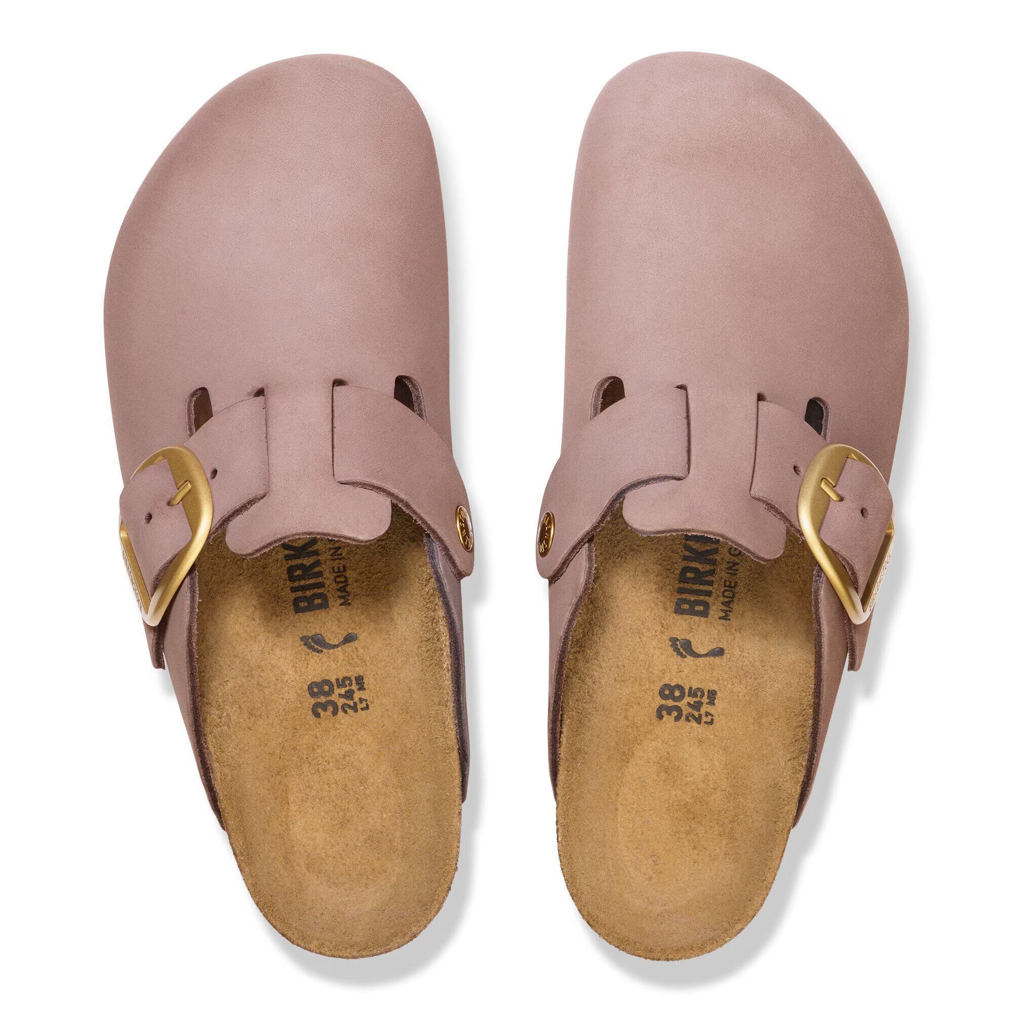 Boston Big Buckle Nubuk Leather