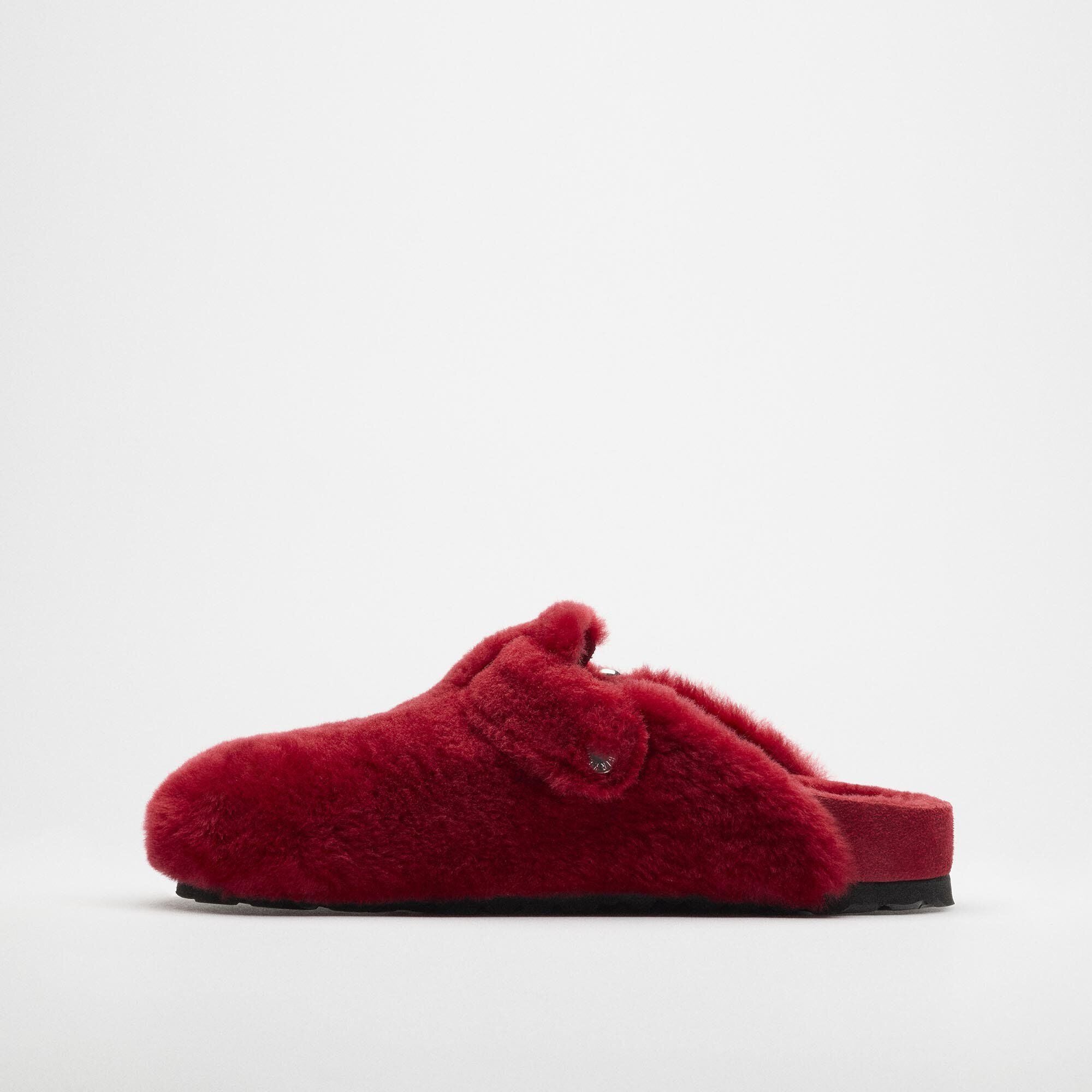 Boston 1774 Shearling Fur red