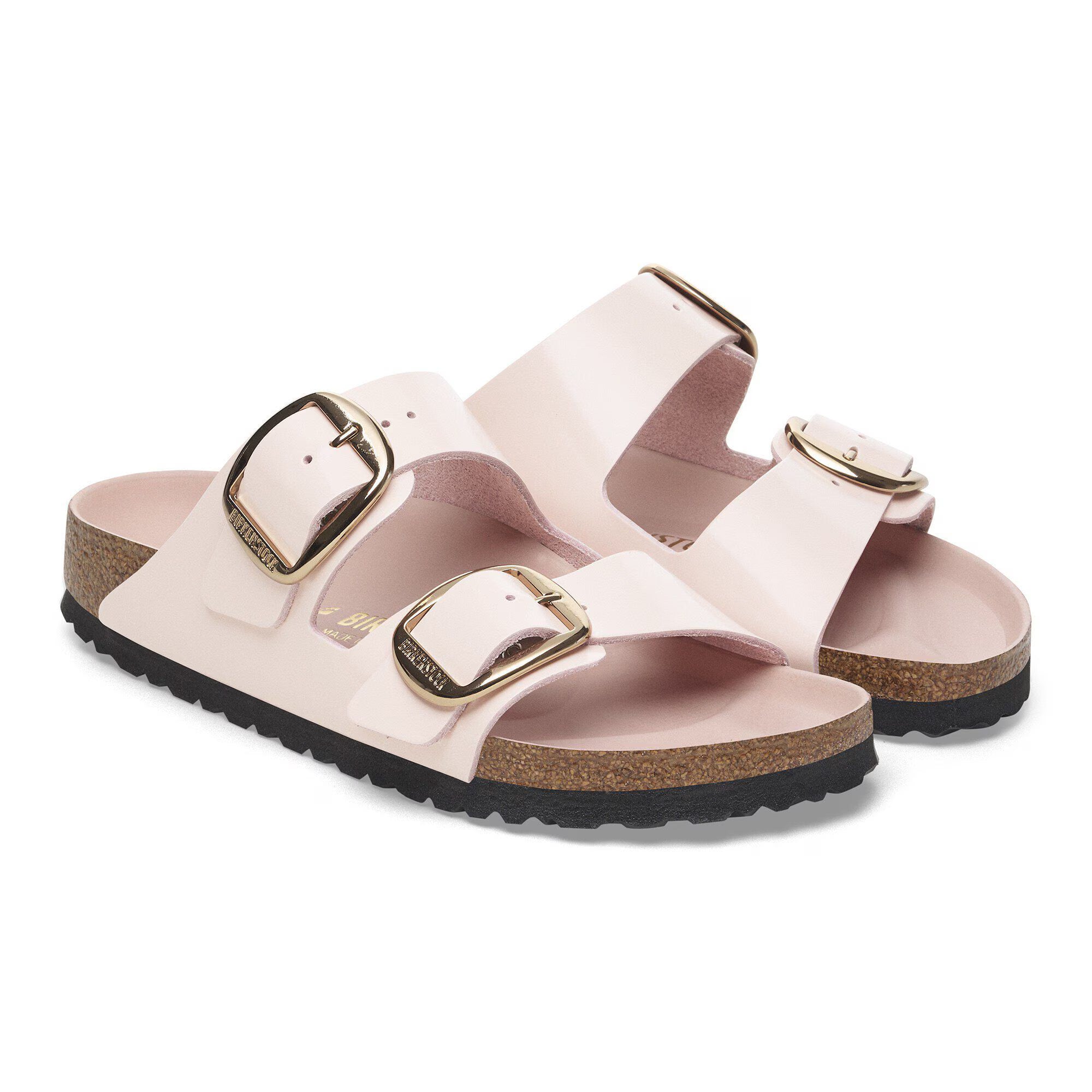 Arizona Big Buckle Natural Leather Patent