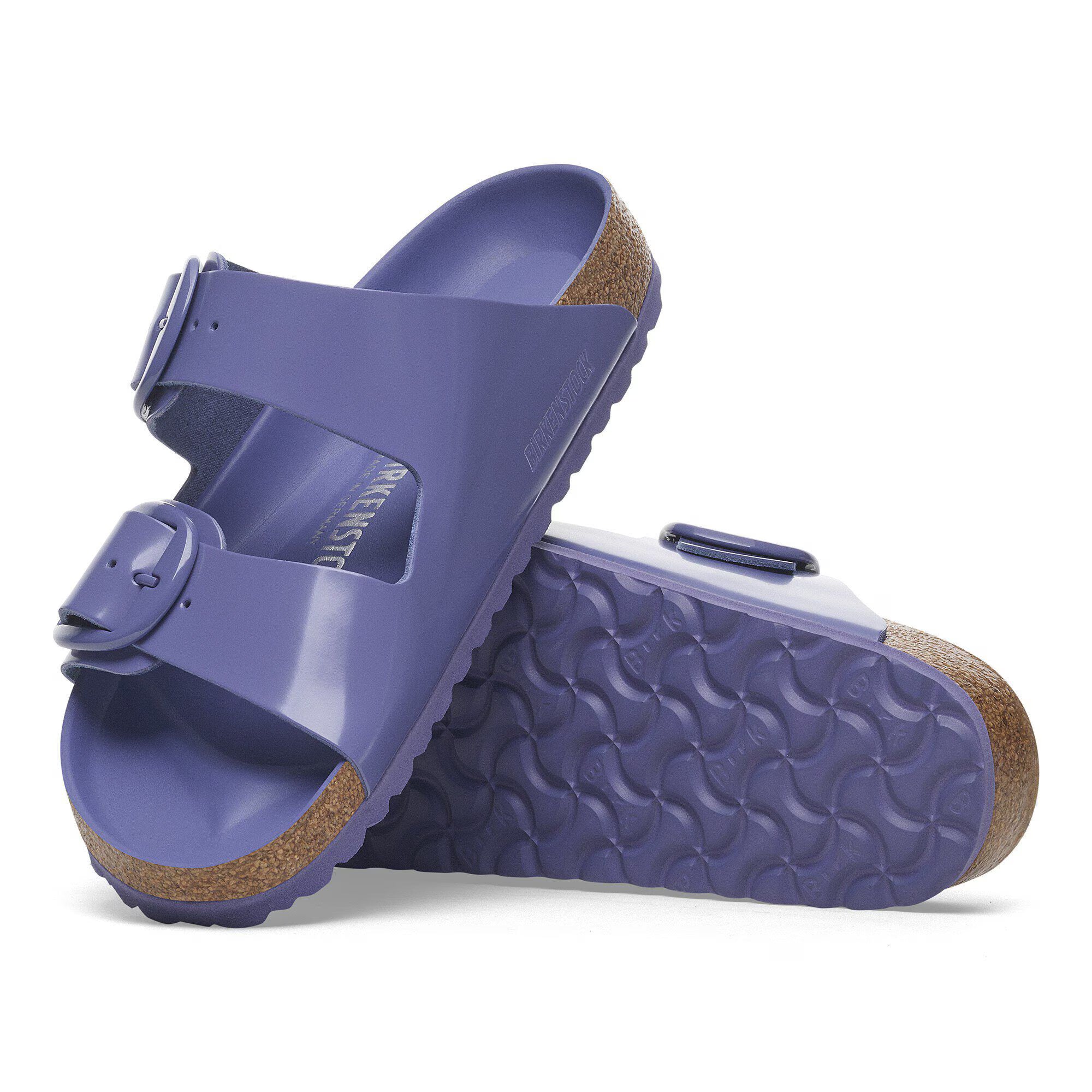 Arizona Big Buckle Natural Leather Patent